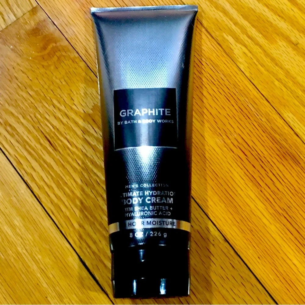 NWT Bath & Body Works Graphite Ultimate Hydration Body Cream The Mens Collection